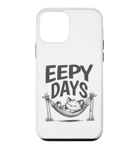 Cute Eepy Days Cat Sleeping kitty Women Girl Sleepy Cat Meme �X�}�z�P�[�X iPhone 12 mini �p