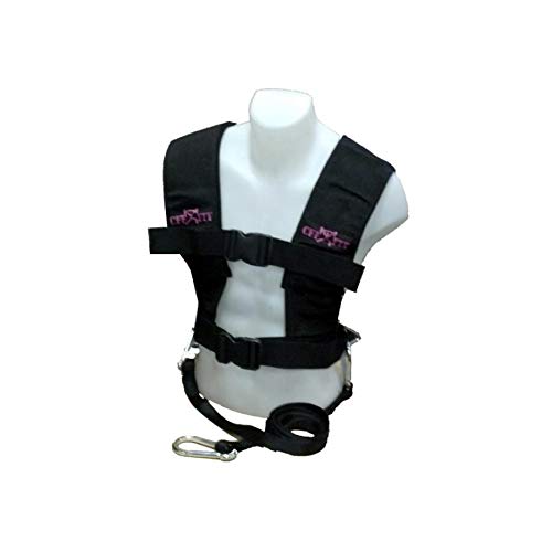 CFF Multi Purpose Sled Harness Vest - Black/Red - Small/Medium - for use with Weighted sled and in Speed and Strength Trainingâ€¦