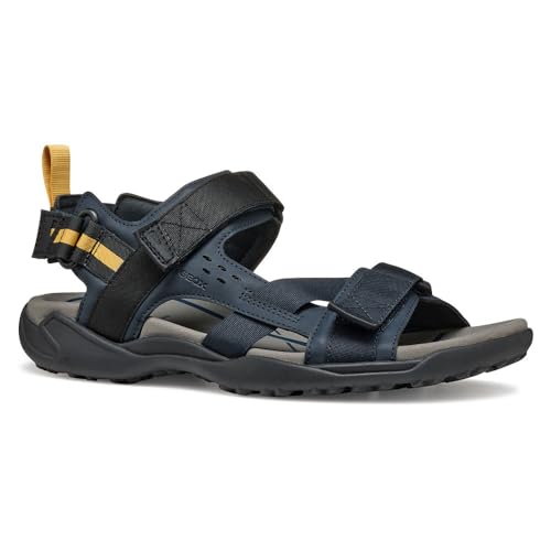 Geox Męskie sandały sportowe U Terreno + Grip B, granatowy, 43 EU