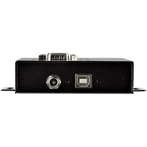 Image of StarTech 4-Port Serial Hub USB to RS232 /RS485 /RS422 Adapter (ICUSB234854I) | Industrial USB 2.0 to DB9 Serial Converter Hub, Din Rail Mountable Metal Serial Hub, IP30 Rated, 15kV ESD Protection