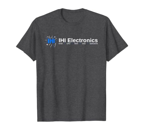 IHI Horizontal Standard Dark T-Shirt, Men, Dark Heather Grey, Medium