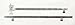 RaceQuip Window Net Mounting Kit 30" Flat Latch And Link Type Top Bar 35" Flat Bottom Bar Zinc Plated Steel 700103