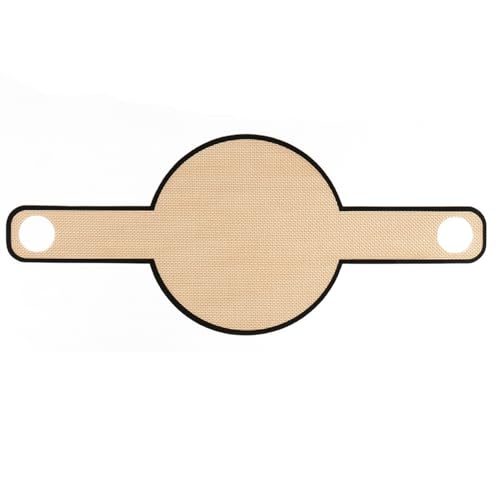 Spourita Accesorios para Horno HolandéS Almohadilla para Hornear Pan Almohadilla para Transferencia de Masa En Lugar de Eslinga de Pergamino Almohadilla de ExtraccióN de Manejar A
