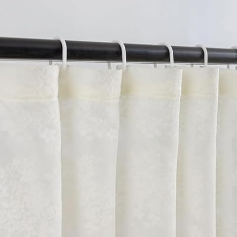 TUDECO Vintage Lace Shower Curtain Cover