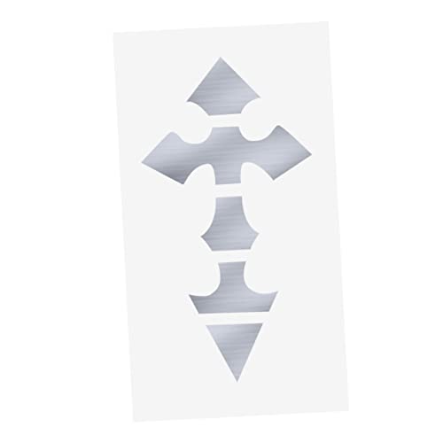 GOOHOCHY Guitar Fingerboard Sticker Fretboard Inlay Decals Cross Style Fretboard Stickers for Electric and Acoustic Guitars Decorative Guitar Fret Stickers Easy Application Durable Design