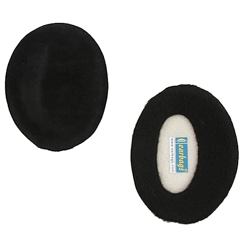 earbags Ohrenwärmer Fashion, Wildleder Schwarz, M