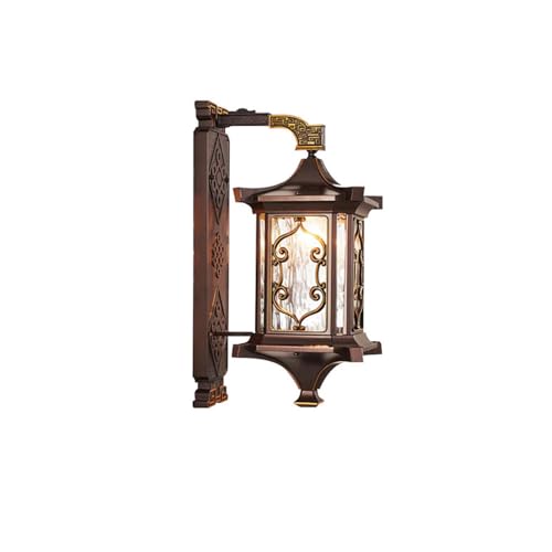 Applique murale extérieure lanterne E27 pour résoudre le manque de lumière sur balcon rétro
