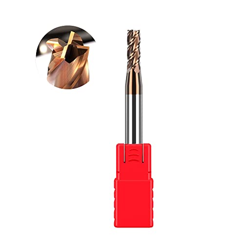 Fraise à Queue Micro VHM 0,3 Mm CNC - Fraise Carbure Revêtue TiSiN - 2 Dents Pour Métaux Durs