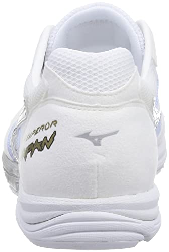 [ミズノ] ランニングシューズ ウエーブエンペラー ジャパン 4 部活 軽量 クッション性 陸上 トラック800m ランニング マラソン トラック 薄底 ホワイト/シルバー/ホワイト 22.5 cm 2E 3枚目