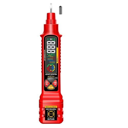 Yjkedfh Analyseur de Circuit Électrique - Localisateur Traceur Intelligent avec Affichage LED et Lumière - Analyseur de Circuit 2-300V - pour Voiture Camping-Car Caravane et Maison