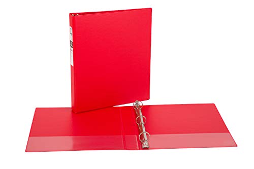Avery Economy Binder With 1 Inch Round Ring, Red, 1 Binder (3310) #TOP5
