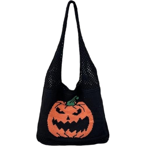 Sac en tricot Halloween robuste finis les sacs plastique jetables