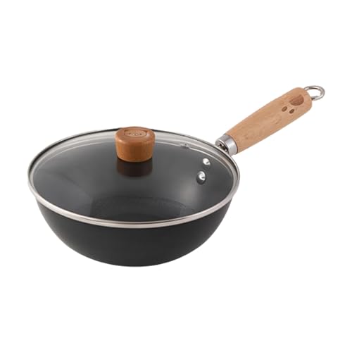 Wok con recubrimiento antiadherente y tapa miniatura 1