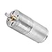 ViaGasaFamido DC Gear Motor 12V 25GA-370 Full Metal Brush Gear Motor High Torque Low Speed Reduction Geared Motor Centric Output Shaft 25mm Outer Diameter for Electronic Lock(12V