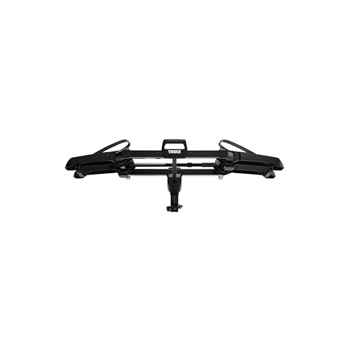 Thule Outpace 2 Bike Hitch Rack - Compact & Lightweight Platform Bike Rack - Foldable Design - Fits Most Bike Styles - 110lb Capacity 55lbs per Bike - 2