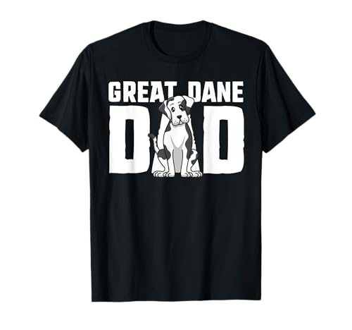 Harlequin Great Dane Dad Dog Father Puppy Adoption Owner Camiseta