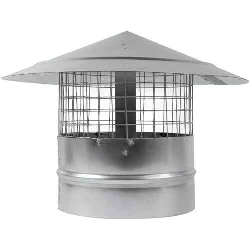 Protector de lluvia para chimenea de 6 pulgadas en salidas de ventilación 2