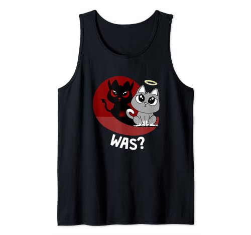 Was Ich War's nicht - Divertido Teufel Engel Böse Cat Camiseta sin Mangas