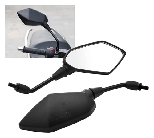 Espejos retrovisores moto deportivos con diseño aerodinámico de fibra de carbono 6