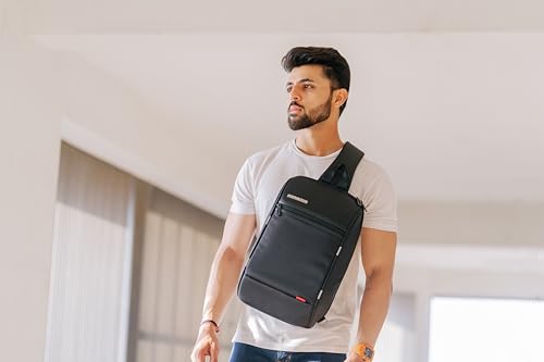 Artistix Store Artistix Axile Sling Bag for Men, Black - Image 7