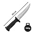 DEPICE Unisex - Adult W-GM-V2 Training Knife, Black/Silver, Plain