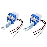 Large compatibilité : pour diverses applications d'éclairage, y compris les lumières de porche, les lampes de jardin, les lampadaires, les lumières d'allée et les lumières de portail. Ne convient pas aux zones à lumière du jour extrêmement faible ou à l'exposition directe à la lumière nocturne.