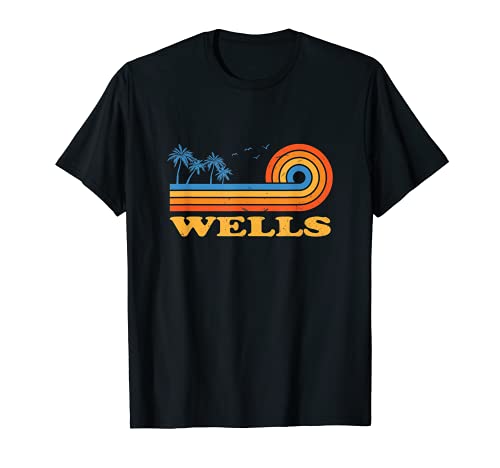 Wells Maine Summer ME Tropical Antiguo Centro de Maine Camiseta