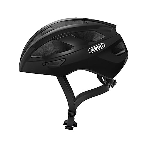 Capacete de Ciclismo ABUS Macator Preto - M para Ciclistas Iniciantes e Intermediários, Unissex-Adultos