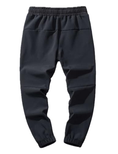 Boys Waterproof Pants Kids Fleece Lined Windproof Trousers Outdoor Warm Hiking Joggers2