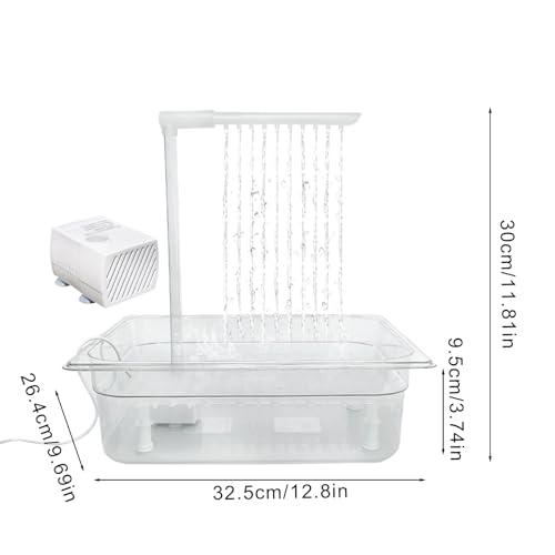 Bird Automatic Shower - Adjustable Pressure Tub, Pet Cleaning Fountain | Lovebird Washing System for African Grey Parakeet Cockatiel Hygiene Comfort Care Indoor Cage Stress Relief Playtime - Image 5