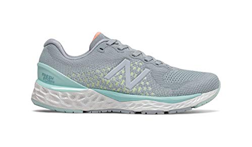 New Balance Women's Fresh Foam 880v10, Grey/Blue, 6.5 X-Wide