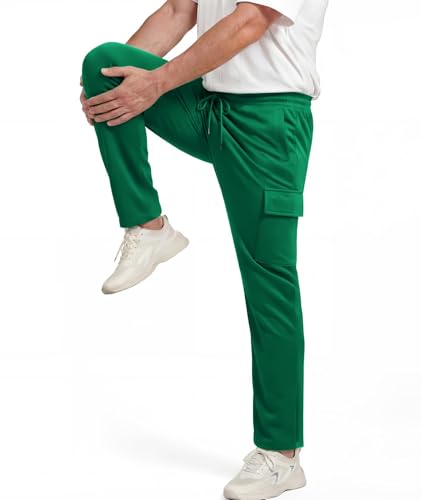 Pantalon de jogging homme extensible à cordon de serrage et poches multiples