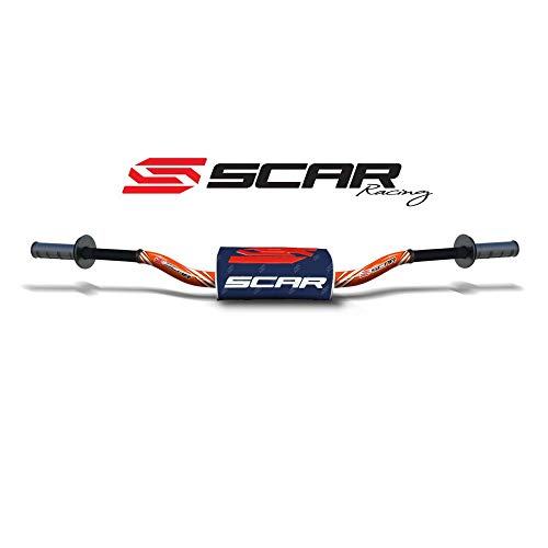 Guidon SCAR O² McGrath Short orange ø28,6mm pour absorber les vibrations