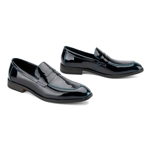 Image of JITAI Mens Velvet Loafers Dress Shoes Loafers for Men Tuxedo Suit Shoes