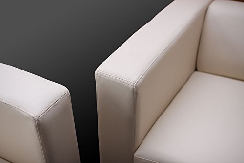 Mendler 3-1-1 Sofagarnitur Couchgarnitur Loungesofa Lille - Leder schwarz – Bild 7