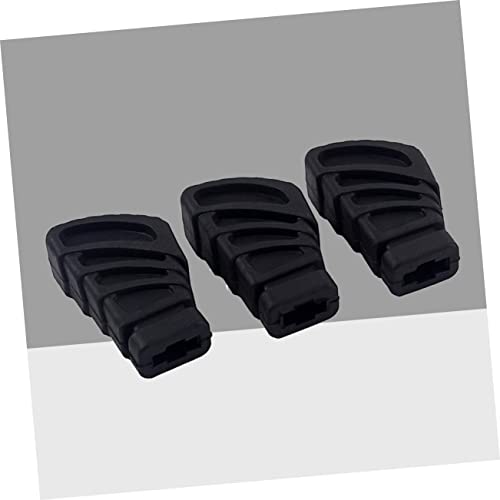 Toyvian 6pcs Pies de Rack para Batería para Soporte de Platillos Partes de Percusión Pies de Goma para Estabilidad miniatura 4