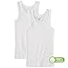 Cyndeelee Girls Cotton Undershirt Tank Top, Multi Pack (Size 2T-14) (as1, Numeric, Numeric_10, Numeric_12, Regular, White Tank 3-Pack)