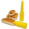 Hot Dog Bun Driller for Grilling and BBQ Hot Dog Roll Maker Baking Tools Gadgets Baking Supplies Baking Tools Gadgets, Yellow