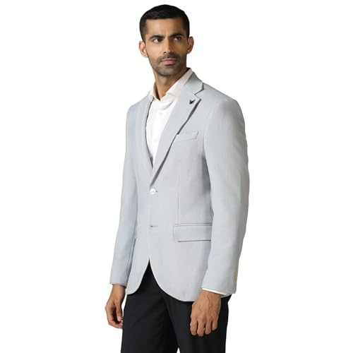 Image of Blackberrys Men's Textured Slim Fit Blazer