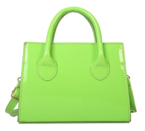 Image of Patent Leather Handbag Shinny Clutch Purse Mini Shoulder Bag Evening Purse for Women