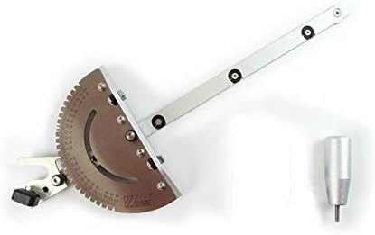 Precision Miter Gauge with a Standard Slot for Woodworking Table Saw Router