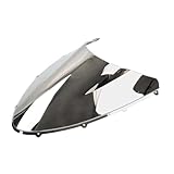 Calidad: El parabrisas de la motocicleta está hecho de buen material, flexible, fuerte, textura dura, no se raya ni se agrieta fácilmente.