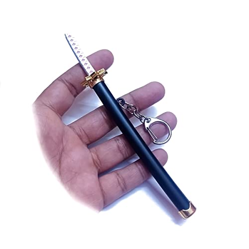 Image of UNSHARPED Metal KATANA Keychain with stand - Multicolor