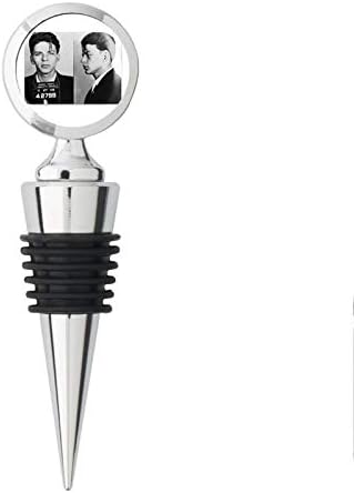 Frank Sinatra Arrested Police Mugshot 1938 Metal Steel Bottle Stopper Winestopper
