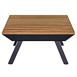 OUTLIV. Oktava Loungetisch Aluminium & Teakholz