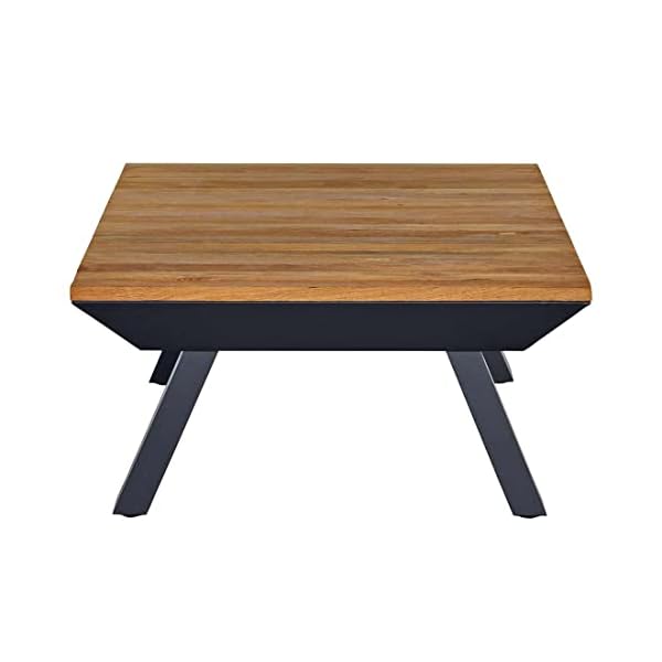 OUTLIV. Oktava Loungetisch Aluminium & Teakholz