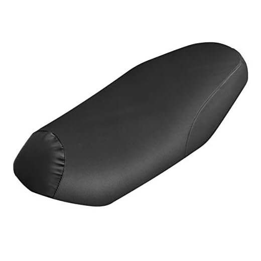 Vosarea LIOOBO Impermeable Ciclismo Motocicleta Bicicleta eléctrica Almohadilla de Cuero Asiento cómodo Funda de Silla de Montar Cojín Suave - Tamaño L (Negro)