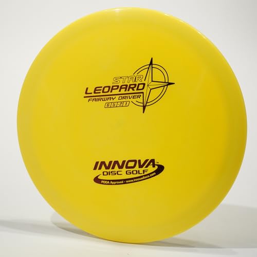 Innova Star Leopard Disc Golf Fairway Driver, Pick Color/Weight [Stamp & Exact Color May Vary] Yellow 167-169 Grams