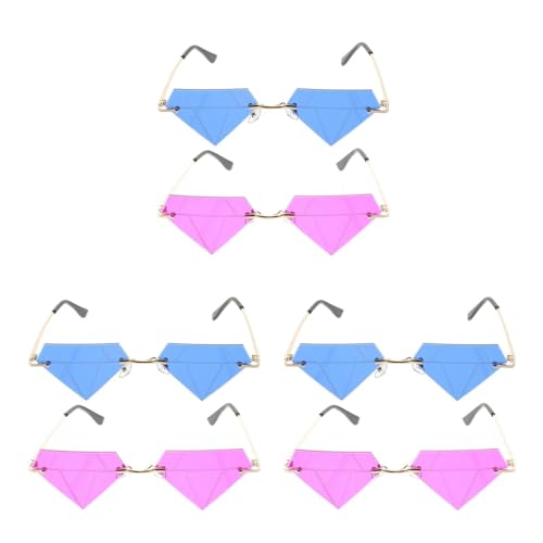 Lunettes de soirée rimless légères anti-pression pour grands festivals
