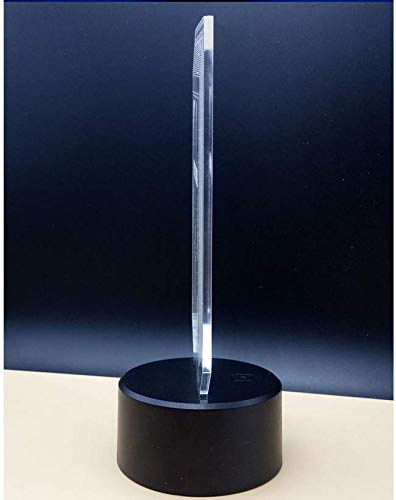 Jinson well 3D Wolf Lampada LED Illusione Luce Notturna Luce Notte 7 Cambio Colore Touch Tavolo Decorazione Lampade Acrilico ABS Base Cavo USB Giocattolo